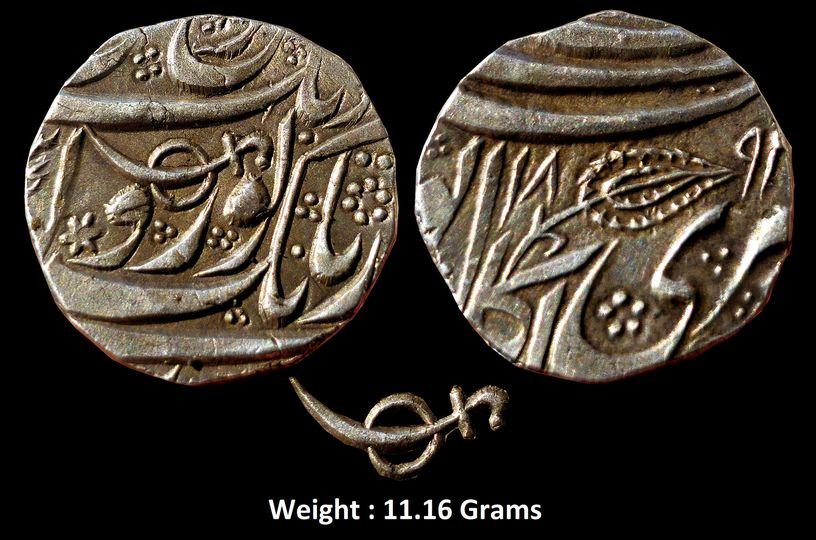 independent-kingdom-sikh-empire-high-grade-silver-rupee-kashmir-mint-governor-mihan-singh-kumedan.jpg Independent Kingdom ; Sikh Empire , High Grade Silver Rupee ; Kashmir mint ; Governor Mihan Singh Kumedan ; 1891 VS