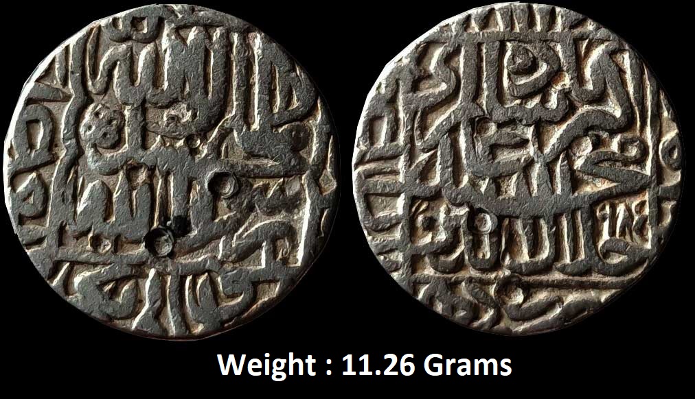 mughal-akbar-ah-963-1014-1556-1605-ad-scarce-silver-rupee.jpg Mughal, Akbar (AH 963-1014, 1556-1605 AD), SCARCE Silver Rupee,Hazrat Delhi Mint, AH 985