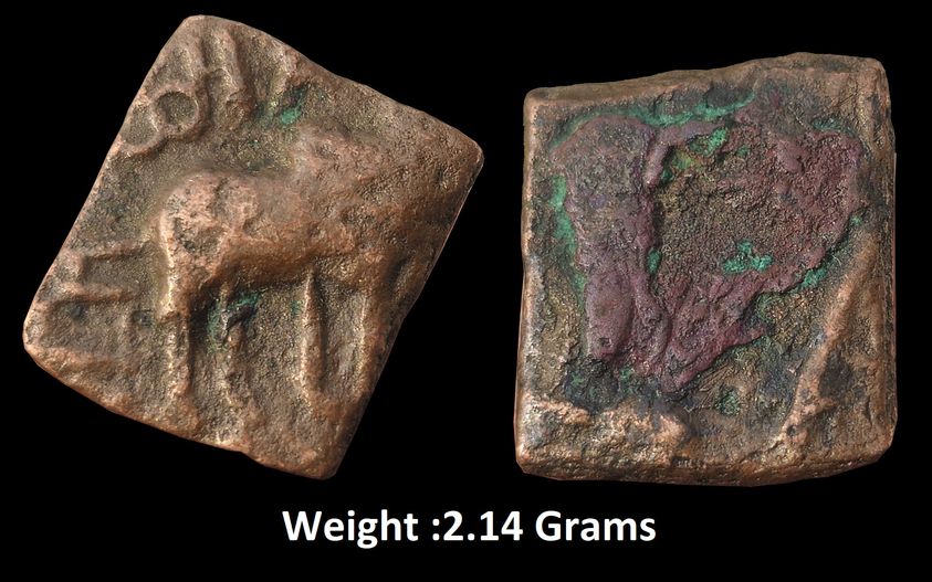 ancient-satavahanas-siri-satakarni-nasik-region-copper-unit-5.jpg Ancient ; Satavahanas ; Siri Satakarni ; Nasik Region ; Copper Unit ;