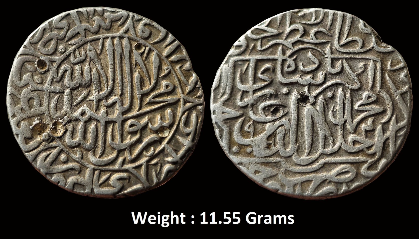 mughal-akbar-broad-flan-silver-rupee-mint-hazrat-delhi-ah-974-kalima-type.jpg MUGHAL ; Akbar ; Broad Flan Silver Rupee Mint : Hazrat Delhi ; AH 974, Kalima type