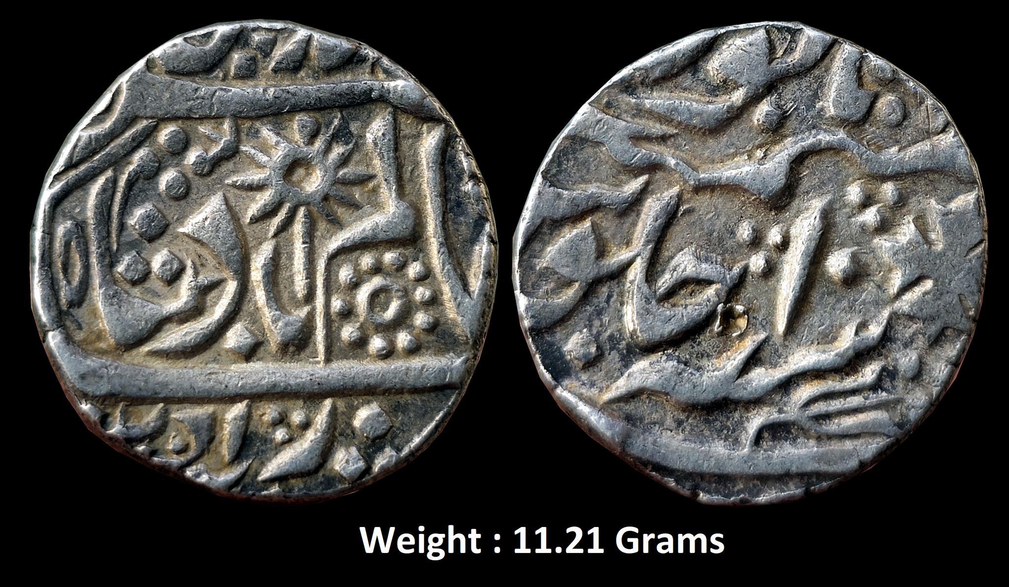 ips-chhatarpur-state-silver-rupee-ry-10-ponwar-rajput-rulers-in-the-name-of-shah-alam-ii-mint-chhatarpur.jpg IPS ; Chhatarpur State ; Silver Rupee ; RY 10 ; Ponwar Rajput rulers, ,in the name of Shah Alam II, Mint : Chhatarpur ;