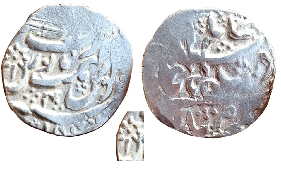 ips-garhwal-state-lallat-shah-silver-timashas-mint-srinagar-issued-ino-shah-alam-ii-scarce-jpg IPS ; Garhwal State ; Lallat Shah (1772-81AD), Silver Timashas ; Mint : Srinagar ; Issued INO Shah Alam II ; SCARCE