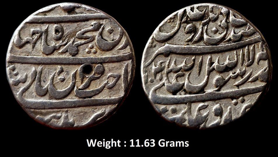 mughal-shah-jahan-scarce-silver-rupee-mint-burhanpur-sahib-e-qiran-type.jpg Mughal ; Shah Jahan ; Scarce Silver Rupee Mint : Burhanpur ; 1040-1044 (1631-1635)