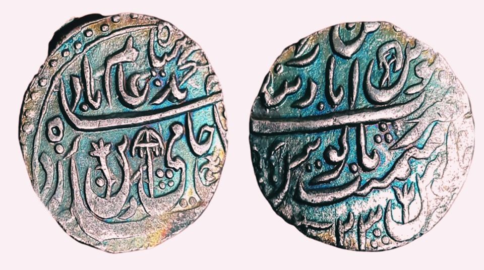 maratha-confideracy-mominabad-bindraban-mint-silver-rupee-ino-shah-alam-ii.jpg Maratha Confideracy; Mominabad Bindraban : Mint ; Silver Rupee, Weight : 11.12 Grams ; INO Shah Alam II, RY 23 ;