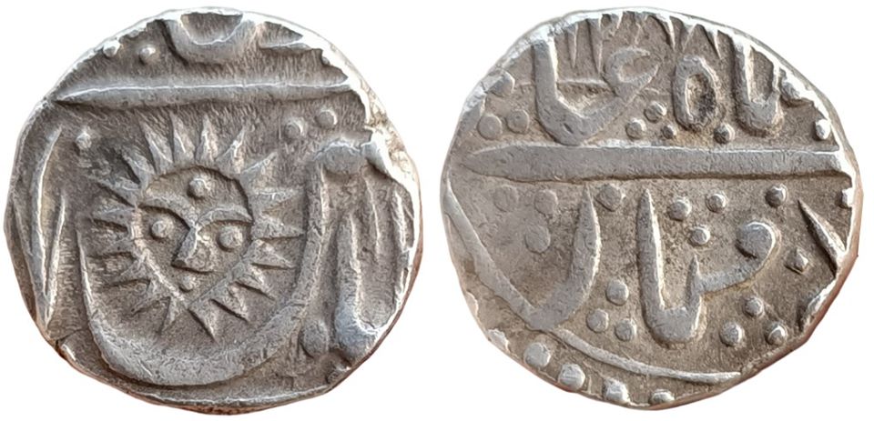 indore-malharnagar-shah-alam-ii-silver-rupee.jpg Indore Malharnagar ; Shah Alam II ; Silver Rupee ;