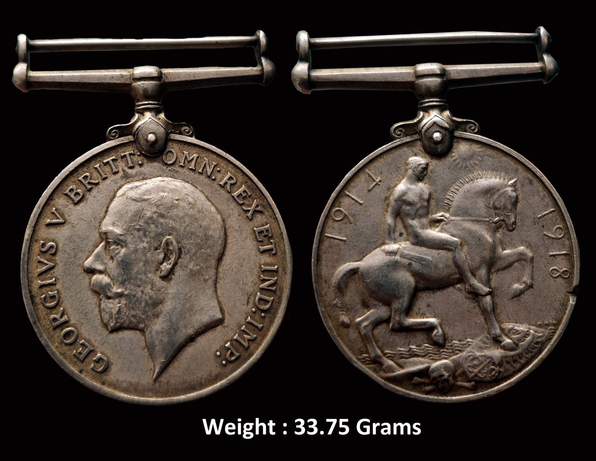 british-world-war-1st-british-war-silver-medal-1914-1918-george-v.jpg British ; World War 1st British War Silver Medal 1914-1918 ; George V