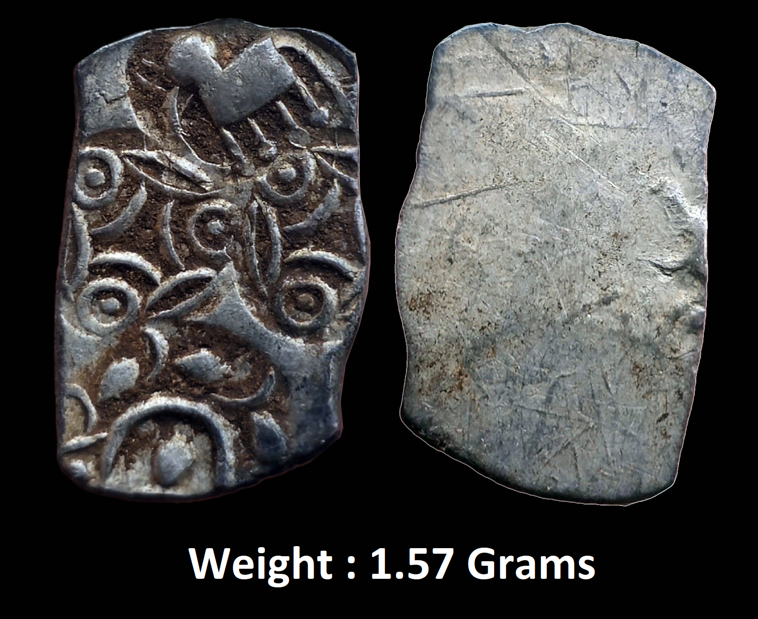 ancient-archaic-silver-punch-marked-coin-tapi-wainganga-valley-region-usually-attributed-to-vidarbha-ashmaka-janapada-½-karshapana.jpg Ancient ; Archaic Silver Punch-Marked coin ; Tapi-Wainganga Valley region ; Usually attributed to 'Vidarbha/Ashmaka Janapada' ; ½ Karshapana