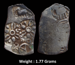 Ancient ; Coinage of Vainaganga Valley ; Vidarbha Janapada ; Silver 1/2 Karshpana ; Series II ; Makhala Type