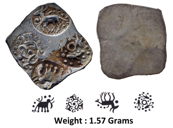 Ancient ; Archaic Silver Punch Marked coinage ; Wainganga River system ; Ancient Vidarbha Region