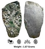 Ancient ; Archaic Punch Marked Coinage ; Attributed to Vidarbha Janapada ; Godavari valley ; Silver 1/2 Karshapana ; Series II ; Makhala Type