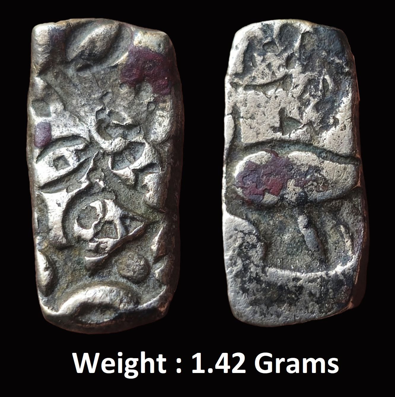 ancient-surasena-janapada-silver-1-2-karshapana.jpg Ancient ; Surasena Janapada ; Silver 1/2 karshapana