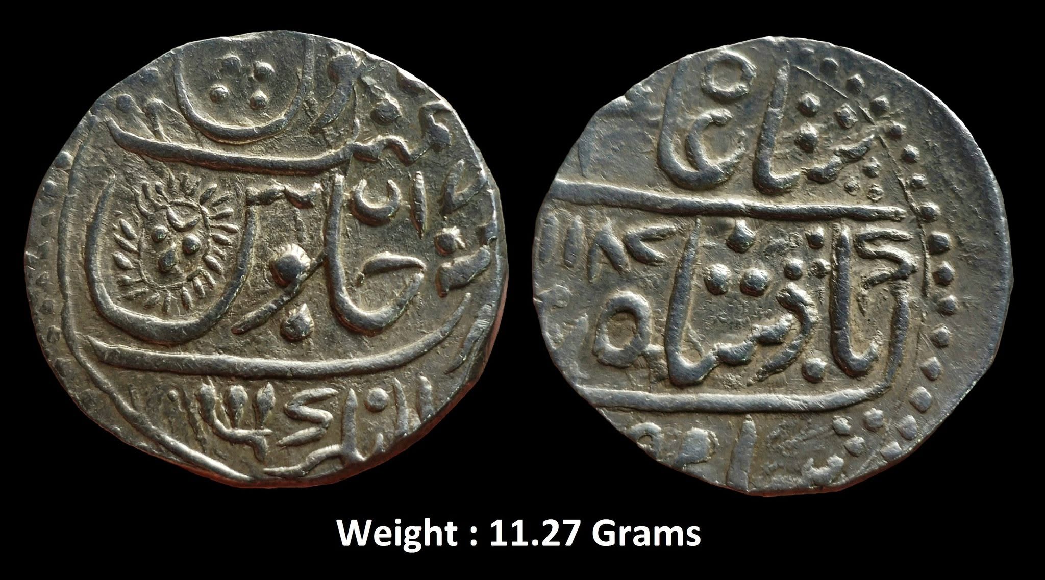 indore-state-ahalyabai-holkar-silver-rupee-malharnagar-ino-shah-alam-ii-ah-1187-ry-17.jpg Indore State ; Ahalyabai Holkar ; Silver Rupee ; Malharnagar ; INO Shah Alam II ; AH 1187 / RY 17