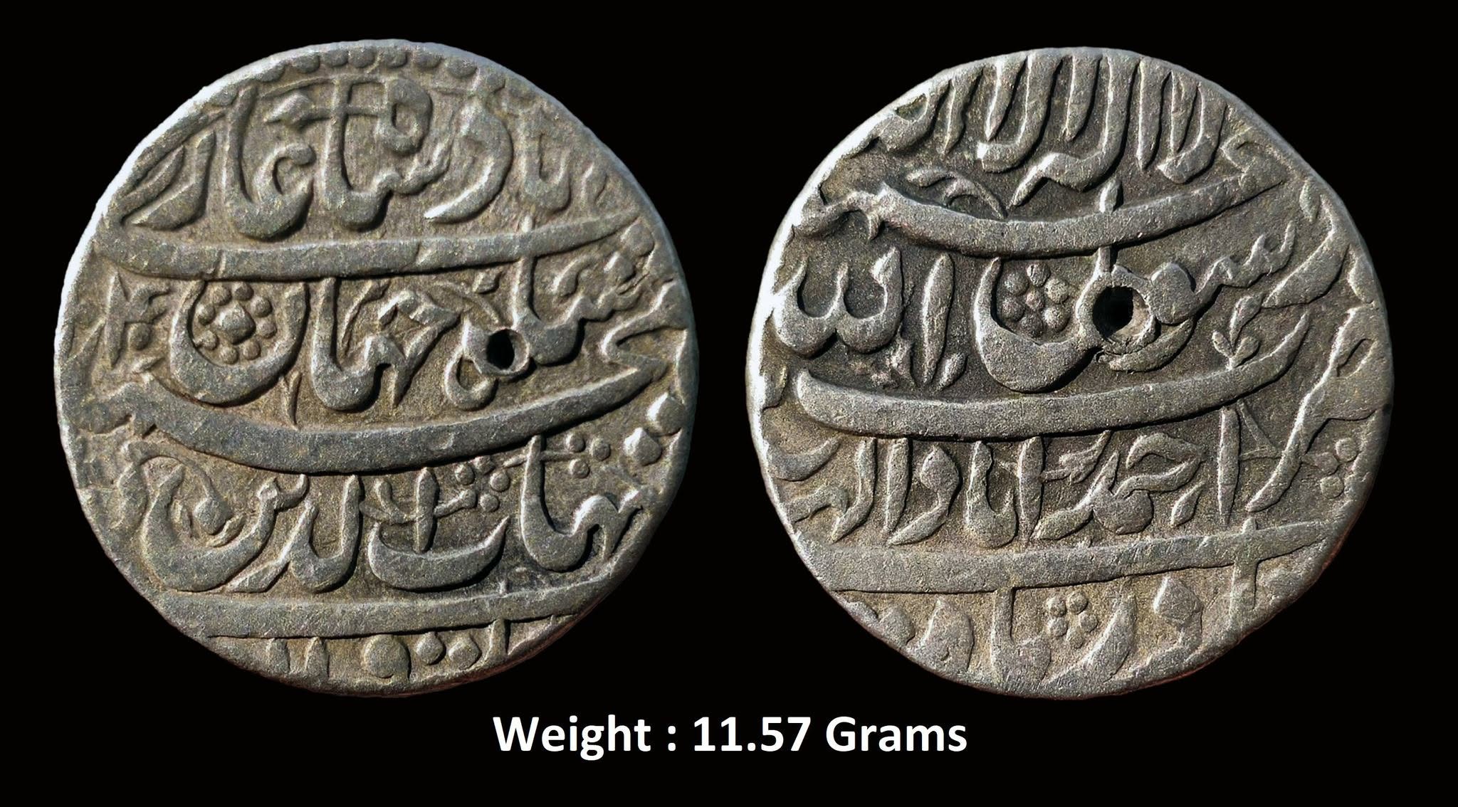 mughal-shahabuddin-shah-jahan-scarce-silver-rupee-mint-ahmedabad-full-mint-illahi-month-azar.jpg Mughal ; Shahabuddin Shah Jahan ; Scarce Silver Rupee ; Mint : Ahmedabad ( Full Mint ) ; Illahi Month : Azar ;