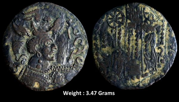 Ancient ; White Huns (Hephthalites); Napki Malik (Nezak Malka) ; c. 475-575 ; High Grade Billon Drachm
