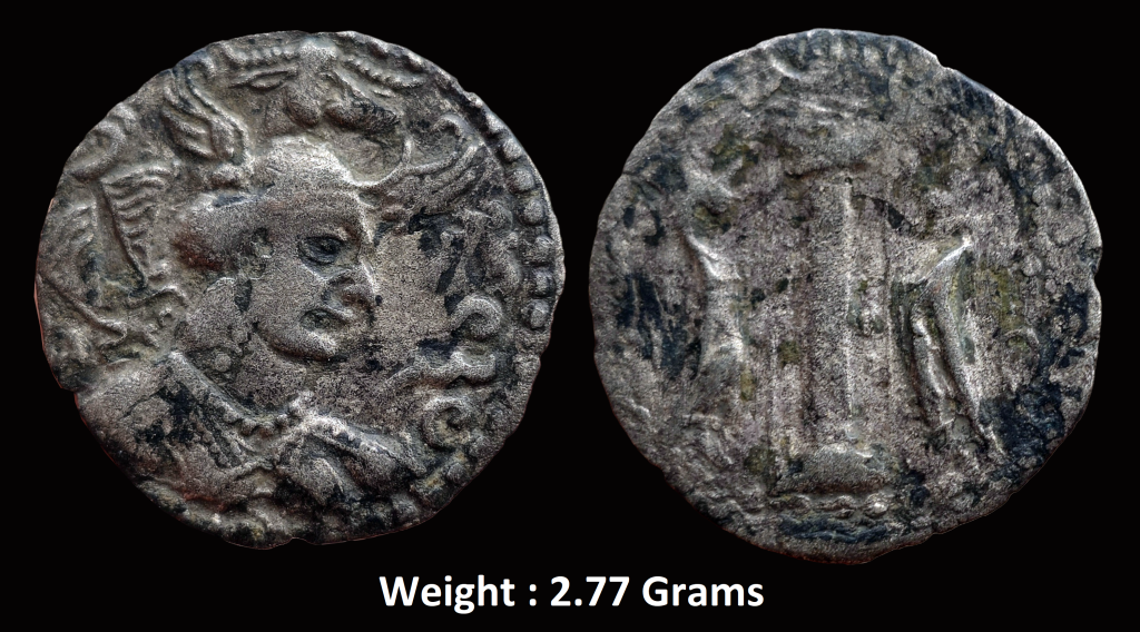 Ancient ; White Huns (Hephthalites); Napki Malik (Nezak Malka) ; c. 475-575 ; Billon Drachm